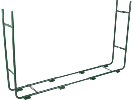 Practo Garden houtstapelrek verstelbaar 220x30x105 cm metaal