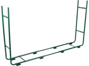 Practo Garden houtstapelrek verstelbaar 220x30x105 cm metaal