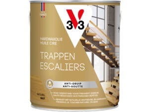 V33 huile cire escaliers mat 2,5l incolore
