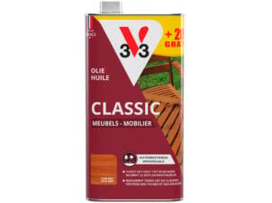 V33 huile mobilier de jardin 1l+20% teck