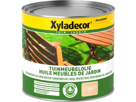 Xyladecor huile mobilier de jardin mat 500ml naturel 1