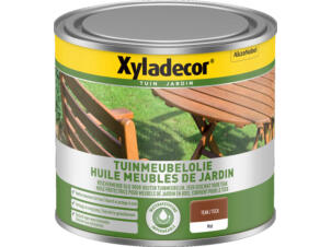 Xyladecor huile mobilier de jardin mat 500ml teck