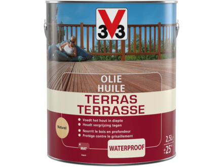 V33 huile terrasse mat 2,5l incolore 1