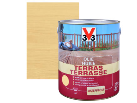 V33 huile terrasse mat 2,5l incolore 1