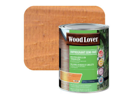 Wood Lover impregneerbeits 2,5l kastanje #641 1