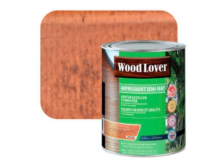 Wood Lover impregneerbeits 2,5l meranti rood #647 1