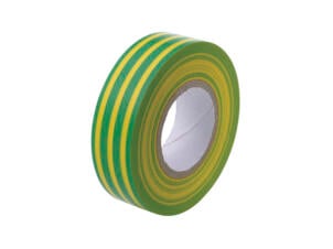 Profile isolatietape 10m x 15mm geel-groen