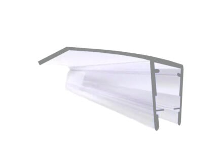 Lafiness joint d'étanchéité magnétique douche fermeture d'angle 200cm/4-6 mm vertical transparent