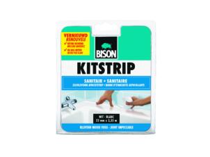 Bison joint d'étanchéité pour salle de bains 22mm 3,35m blanc
