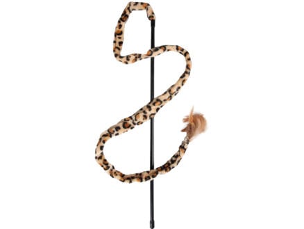 Flamingo jouet pour chat canne à pêche léopard 10,3cm 1