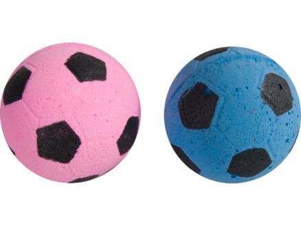 Flamingo jouet pour chat football 4cm éponge 2 pièces 1