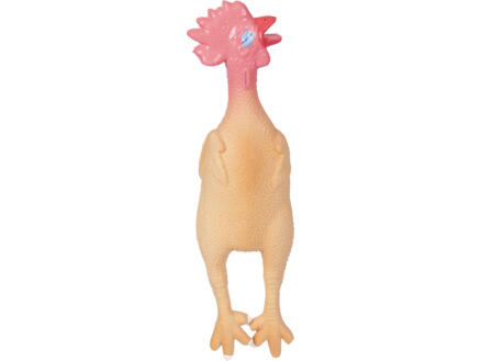 Flamingo jouet pour chien poule qui couine 26cm latex 1