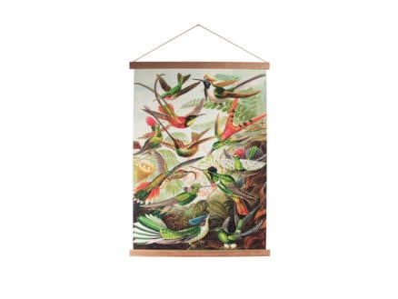 Art for the Home kakémono décoratif 60x80 cm oiseaux tropicaux 1