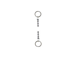 Saninstal ketting voor stop bad of gootsteen 50cm 2 ringen