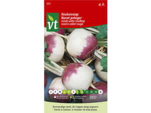 VT keukenraap ronde witte roodkop