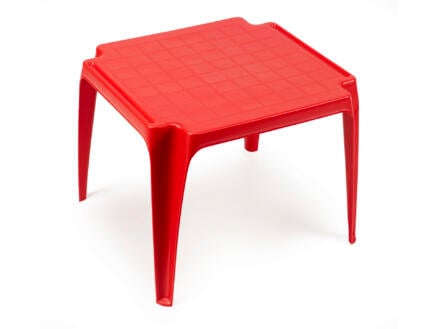 Progarden kindertafel 52x52 cm rood 1