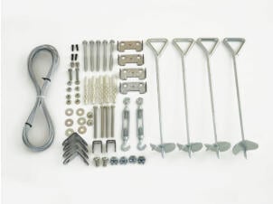 Canopia kit d'ancrage au sol pour serre de jardin