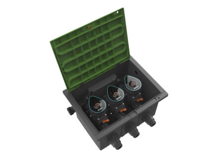 Gardena kit regard pré-montable 9V + 3 électrovannes 9V bluetooth 1
