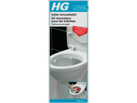 HG kit rénovateur toilettes 500ml 1