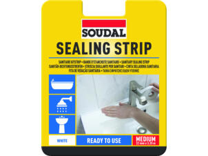 Soudal kitstrip voor badkamer 22mm 3,35m