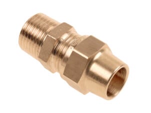 Saninstal klemkoppeling 12mm M 1/2" gas