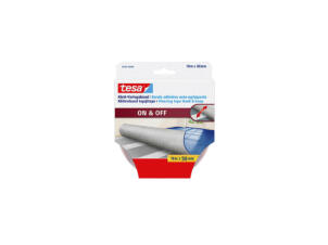 Tesa klittenband 10m x 50mm beige