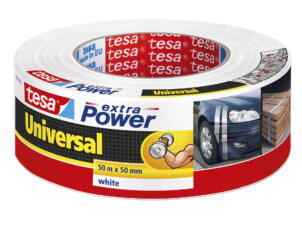 Tesa klustape 50m x 48mm wit