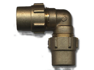 Saninstal knie klemkoppeling 15x15 mm gas