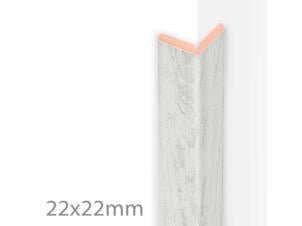 Design kniklijst 22x22 mm 260cm White Oak