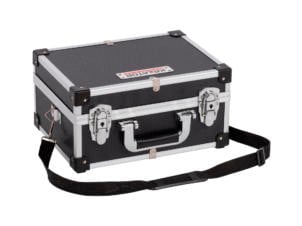 Kreator koffer 32x23x16 cm aluminium zwart