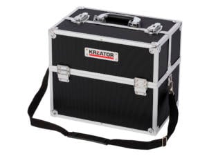 Kreator koffer 36x23x30 cm aluminium zwart