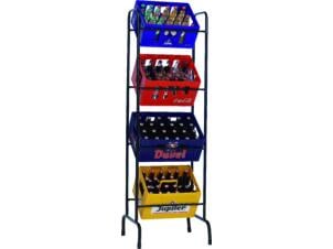 Practo Home krattenrek zwaar model 163x51x46 cm staal zwart