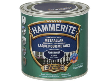 Hammerite lak zijdeglans 0,25l donkerblauw 1