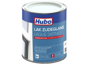 Hubo lak zijdeglans 0,75l gletsjer wit