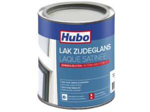 Hubo lak zijdeglans 0,75l parelgrijs