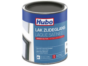 Hubo lak zijdeglans 0,75l warm grijs