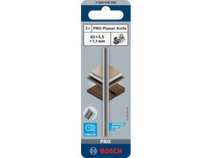 Bosch Professional lame de rabot pour rabot 82x5,5x1,1 mm 2 pièces