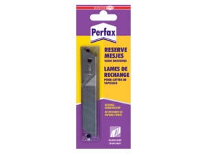 Perfax lame de rechange pour cutter à lame sécable 10 pièces