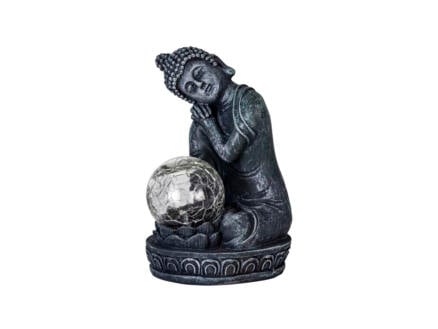 Eglo lampe solaire décorative Bouddha endormi 0,06W gris 1