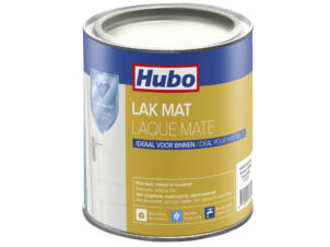 Hubo laque acrylique mat 0,75l blanc cassé