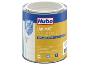 Hubo laque acrylique mat 0,75l blanc crème