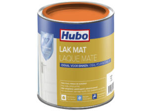 Hubo laque acrylique mat 0,75l feu