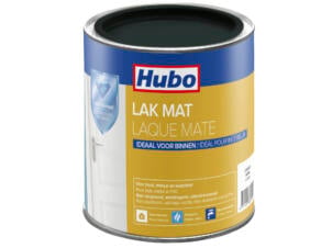 Hubo laque acrylique mat 0,75l noir