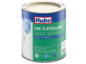 Hubo laque acrylique satin 0,75l blanc crème