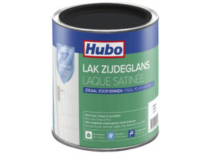 Hubo laque acrylique satin 0,75l noir
