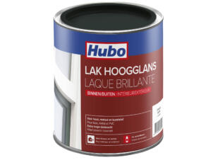 Hubo laque brillant 0,75l noir