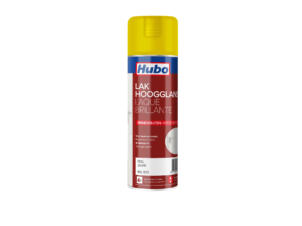Hubo laque en spray brillant 0,4l jaune signal