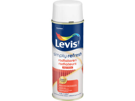 Levis laque en spray peinture radiateur brillant 0,4l white touch 1