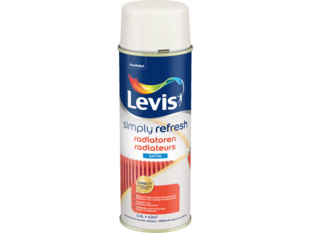 Levis laque en spray peinture radiateur satin 0,4l canvas touch 1