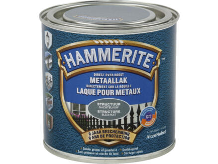 Hammerite laque peinture métal structure 0,25l bleu nuit 1